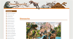 Desktop Screenshot of dinosaurios.info